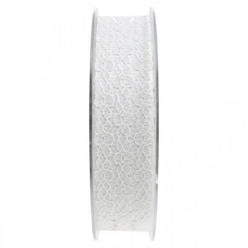 tételeket Díszítő szalag csipkével, virágos ajándék szalag, esküvői dekoráció világos sárga W20mm L20m