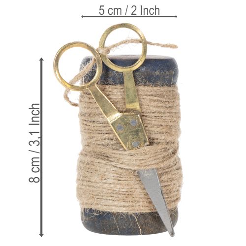 tételeket Juta szalag orsó ollóval Ø5cm M8cm 2db
