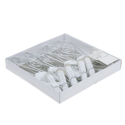 Floristik24 Pad akasztó csővel 22cm 6db