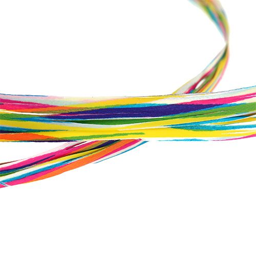 Floristik24 Bast mint dekoratív szalag színű 200m