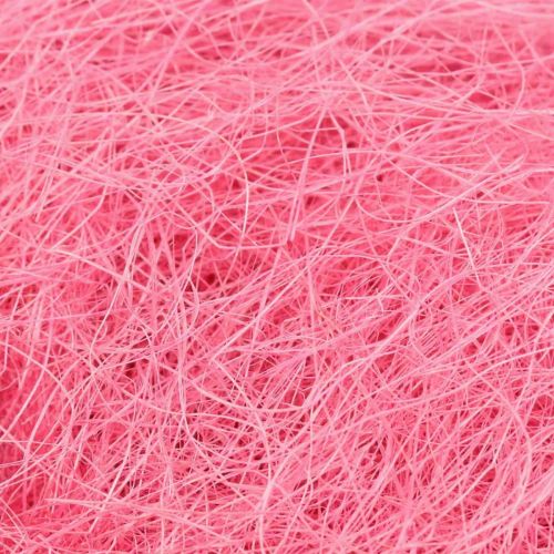 tételeket Kézműves anyag, szizál fű, natúr anyag rózsaszín 300g