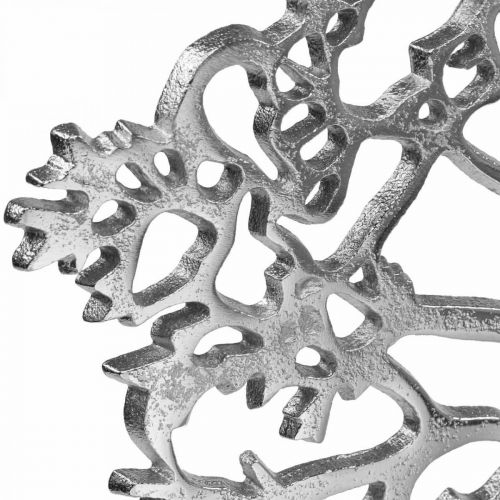 Floristik24 Deco fa fém nagy, fém fa ezüst fa H42,5cm