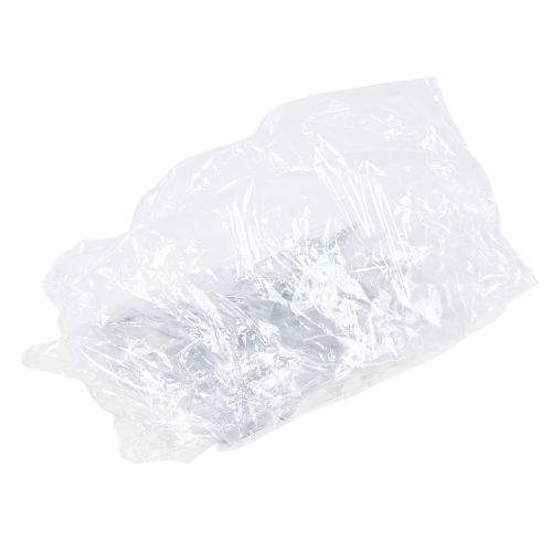 Floristik24 Fa ezüst függeszthető 15cm 8db