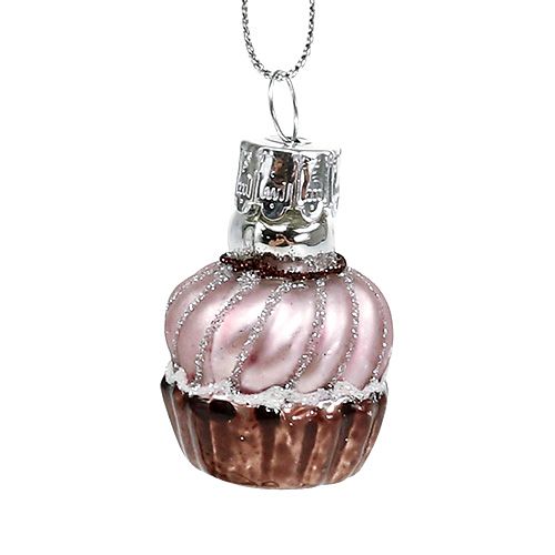 Floristik24 Fadíszek muffin mix Ø2,5cm 6db