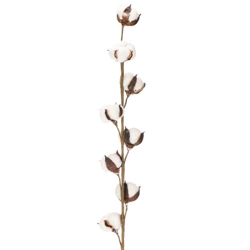 Műpamut ág 8 igazi virággal, 78 cm | Floristik24.hu