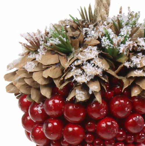 Floristik24 Deco fogas bogyó/makk 8,5cm