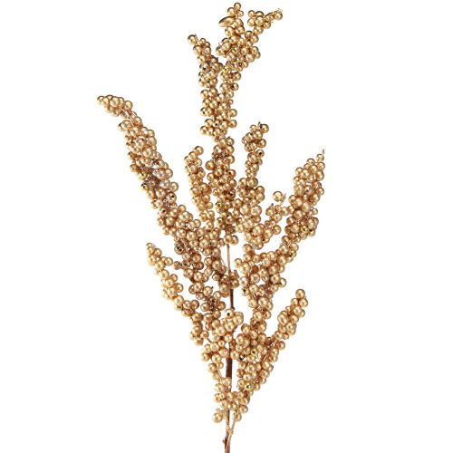 Floristik24 Bogyó ág arany bogyókkal Karácsonyi ág 70cm