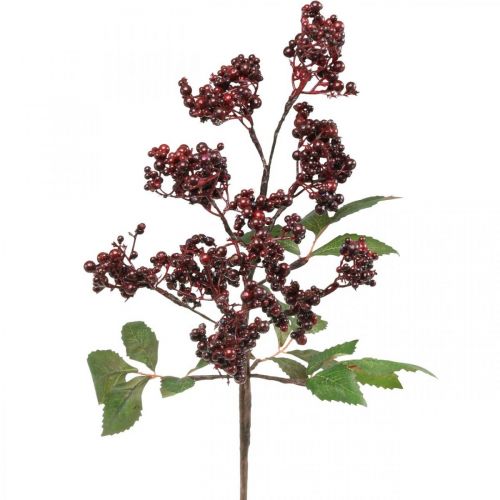 Bogyóág piros mesterséges őszi dekoráció 85cm Műnövény, mint az igazi!