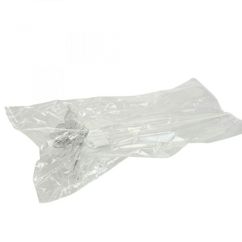 Floristik24 Ágykaró fém pillangó fehér 43x10,5x8cm 3db