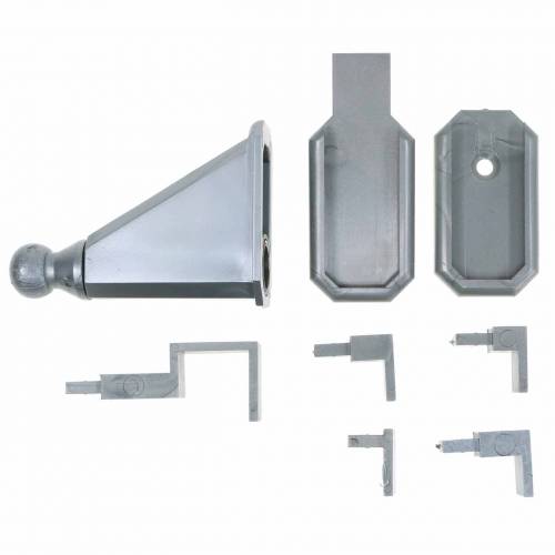 Floristik24 Ajtókampók és ablakkampók ezüst ablakkoszorú lóg