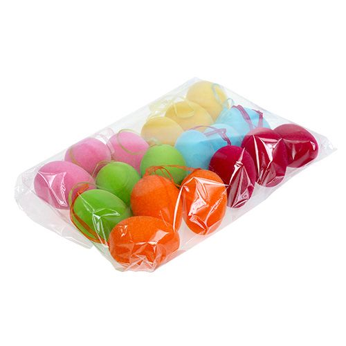 Floristik24 Bolyhos dekortojások 7cm 18 db