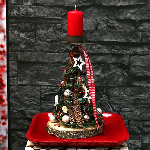 tételeket Ajándék szalag szegéllyel 15mm 20m piros kockás