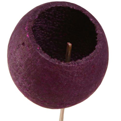 tételeket Harang alakú pohár száron, száraz dekoráció temetési virágkötészet, borvörös 15 db