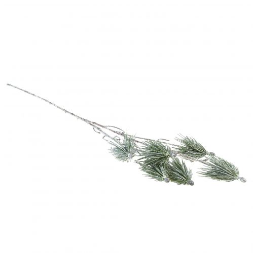 tételeket Téli dekoráció hegyi fenyő ág műhavazott L70cm