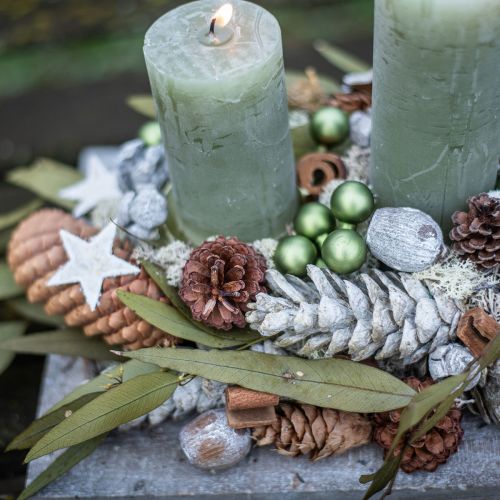 Floristik24 Hegyi fenyőtobozok kis natúr 1kg