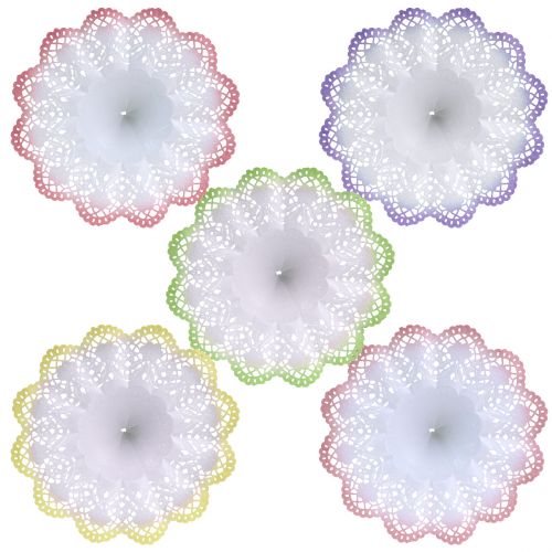 Floristik24 Biedermeier mandzsetta batikolt Ø20,5cm 25 db