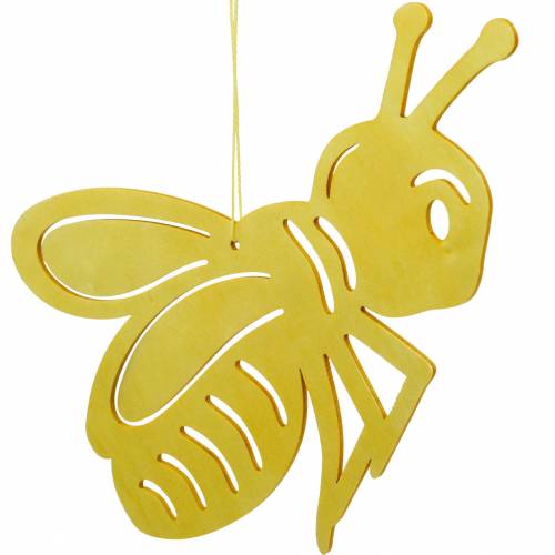 tételeket Fafigurás méhecske, tavaszi dekoráció, akasztható méhecske, dekoratív rovar 6db