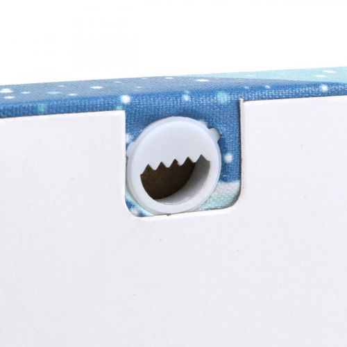 tételeket LED kép Karácsonyi Mikulás hóemberrel LED falfestmény 38x28cm