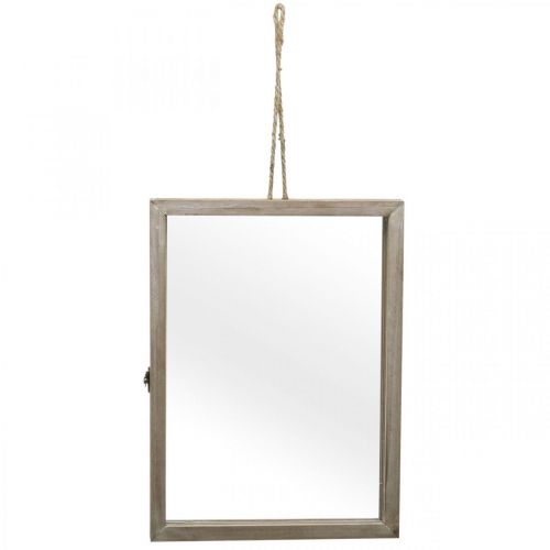 Floristik24 Fa keret töltéshez, barkácsolás, herbárium, fali dekoráció akasztható 38 × 28cm