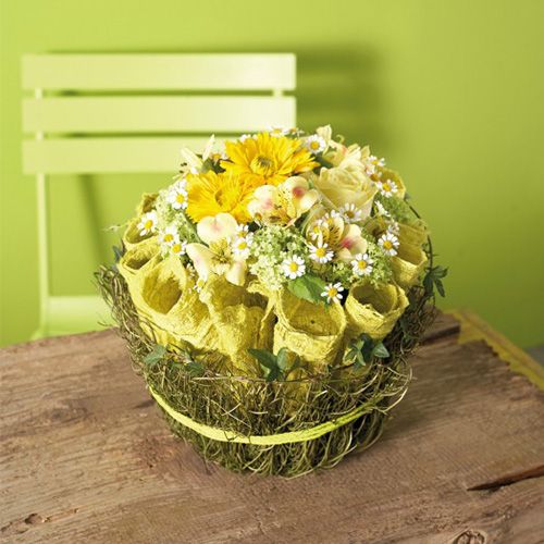 tételeket Tálvirágkötészeti nedves virághab H6cm Ø14cm 4 db