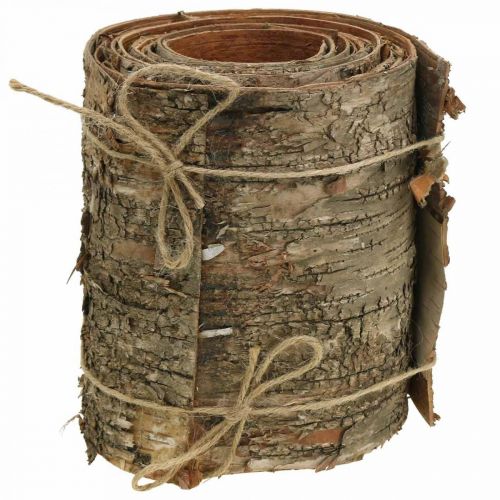 Floristik24 Nyírfa kéreg tekercs barna, szürke kéreg kézműveshez 15×300cm