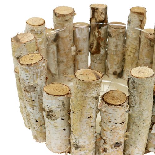 Floristik24 Nyírfaágakból készült ültetőtál H14cm Ø24cm