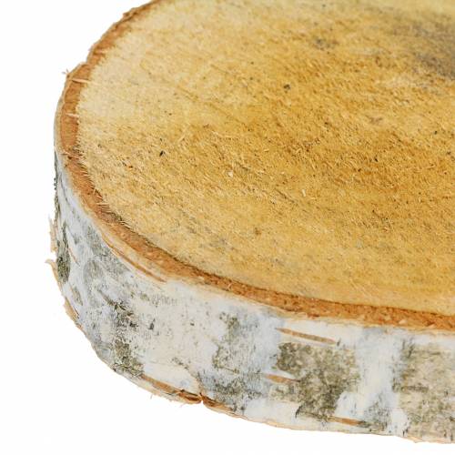 tételeket Kerek nyírfa szeletek Ø11-13cm, 12 darab - Tökéletes dekoráció esküvőkre, kézműveskedéshez, asztaldíszítéshez