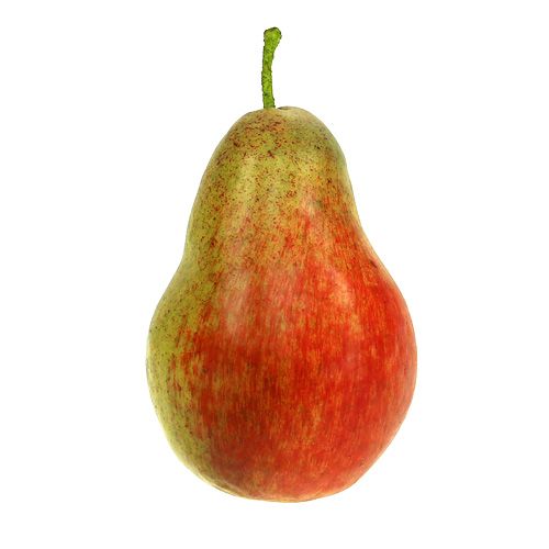 Floristik24 Körte piros, zöld 11cm - 12cm 3db