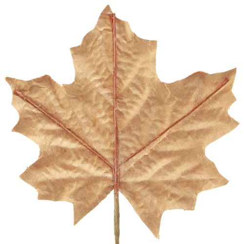 tételeket Őszi juharlevél dekordugók élénk narancssárga és zöld tónusban 16-33cm 6 db