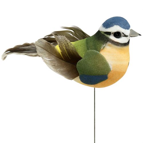 Floristik24 Kék cinege dróton 8,5cm 12db