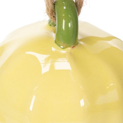 tételeket Kerámia virág medálok, vidám dizájn, virágminta, tavaszi dekoráció, 9 cm, 6 darab