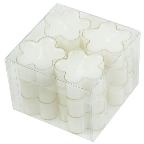 Floristik24 Virág világos fehér 12db