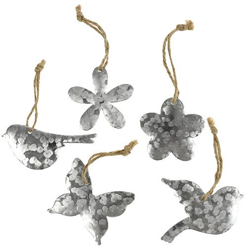 Virágmadár pillangó fém 5,5cm - 7,5cm 15db | Floristik24.hu