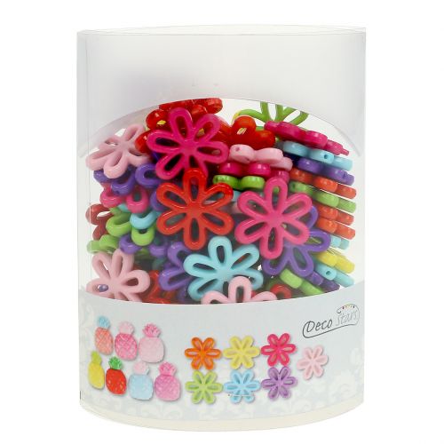 Floristik24 Virágok Ø3cm lyukakkal válogatva 135g