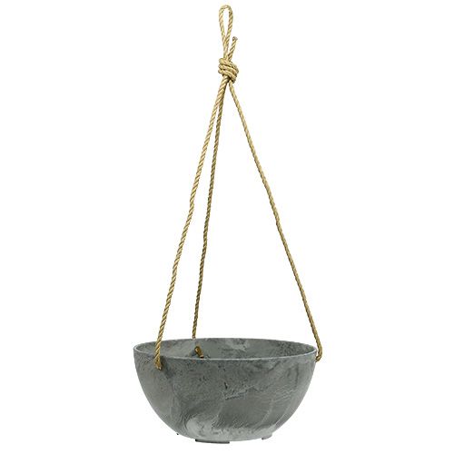 Floristik24 Virágkosár "Fiona" Ø25cm H12cm szürke