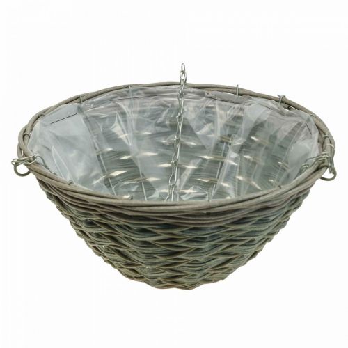 Floristik24 Virágkosár akasztókosár Lógókosár növénykosár műanyag Ø31cm