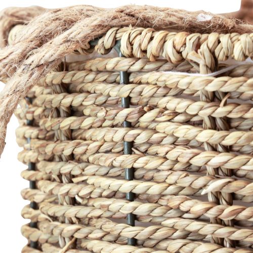 Floristik24 Függesztett kosár vetőgép tengeri fűkosár Ø15/20/25cm 3 db-os készlet