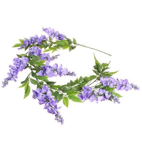 tételeket Virágfüzér műfüzér wisteria lila zöld 155cm