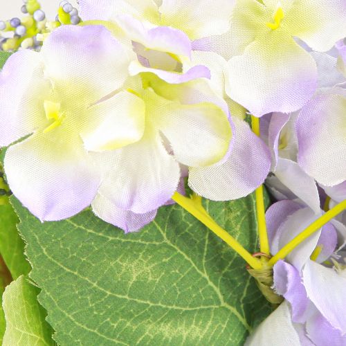 Floristik24 Művirág koszorú szőlőkoszorúval színes H13cm Ø55cm