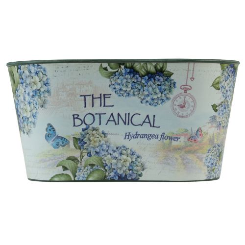 tételeket Virágtál ovális hortenzia műanyag tál 21,5×12,5cm H11cm