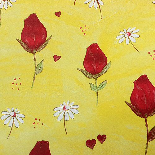 Floristik24 Virág selyem virágmintás 50cm 6kg