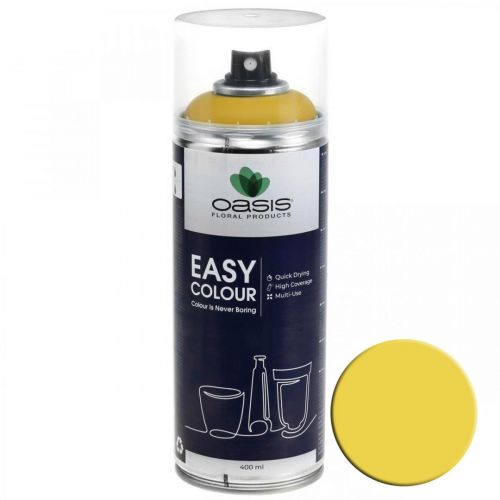 Floristik24 OASIS® Easy Color Spray, festék spray sárga 400ml