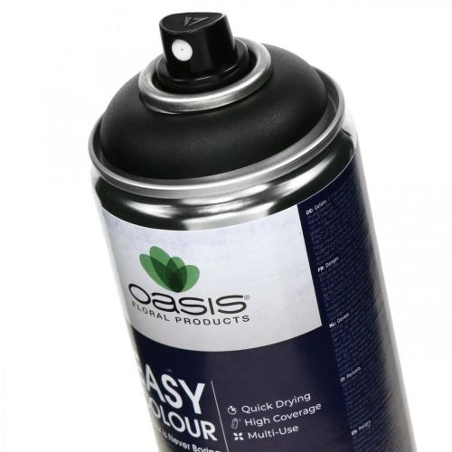tételeket OASIS® Easy Color Spray, festék spray fekete 400ml