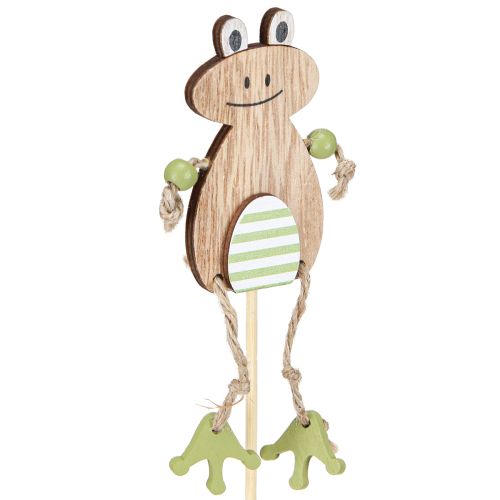 tételeket Virágrúd Fa Békatojás Natúrzöld 3,5x7cm 12 db