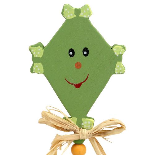 Floristik24 Virágcsavarok sárkányzöld L31cm 4db