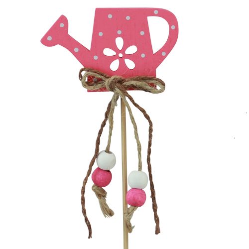 Virágdugó pontozott öntözőkanna dekorfa 4,5×7cm 10 db