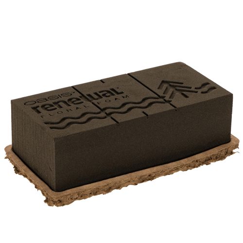 Virághab 1/1 tégla OASIS® Renewal® Virághab Biolit® 24cm 2db