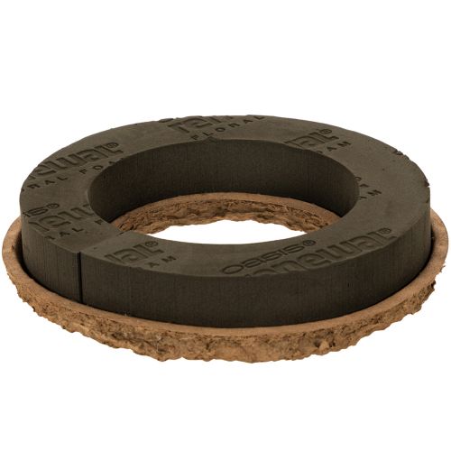 Virágmintás habgyűrű OASIS® Renewal® Virágmintás hab Biolit® 24cm 2db vétel | Floristik24.hu