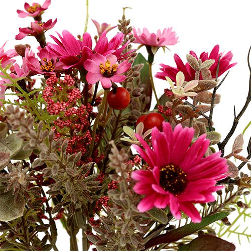Floristik24 Bogyós csokor rózsaszín Ø20cm H24cm