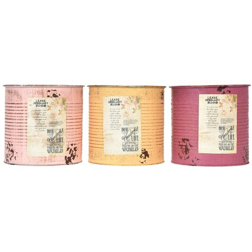 tételeket Vintage dizájnú virágcserép nappaliba és irodába, 15 cm, 3 db